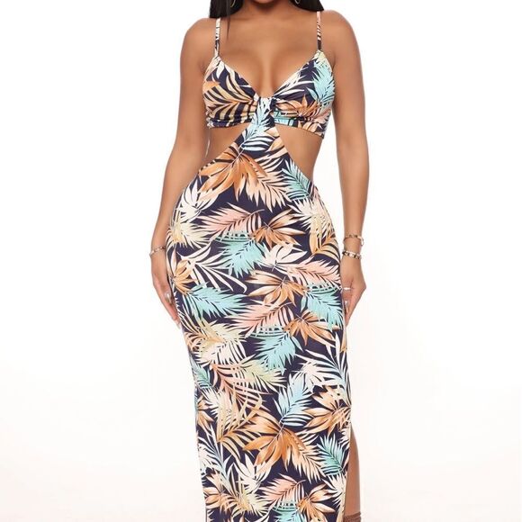 Navy Maxi Dress - Picture 1 of 13
